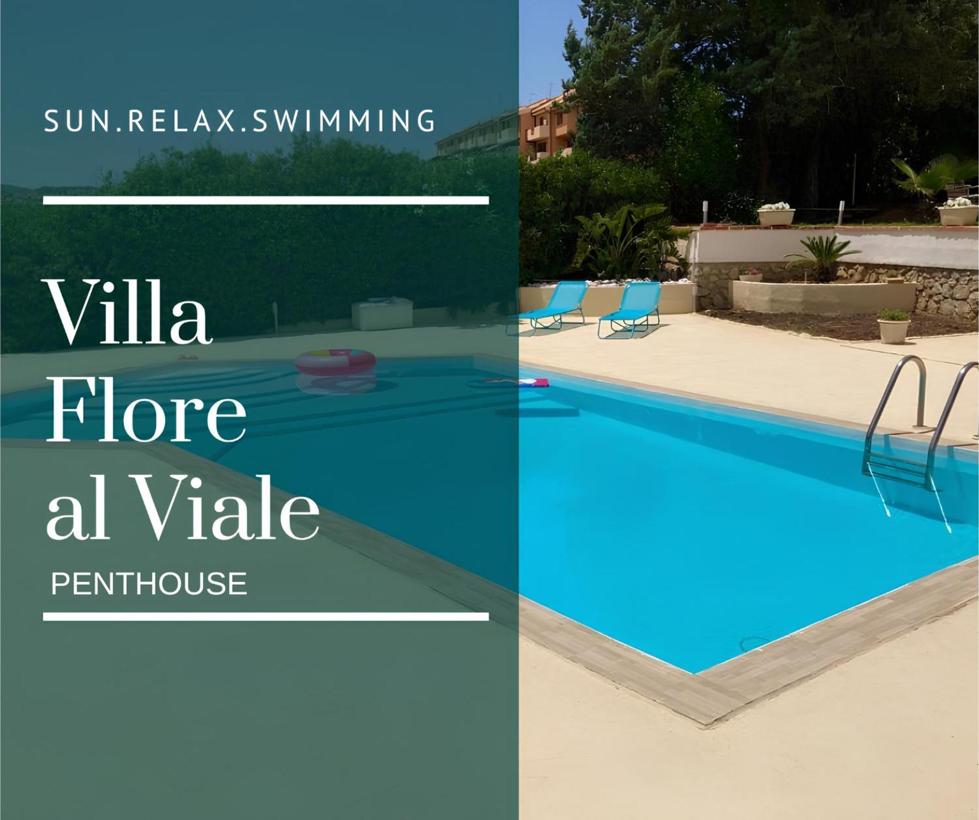 Villa Flore - Penthouse - Apartment In Villa Casteldaccia Ngoại thất bức ảnh